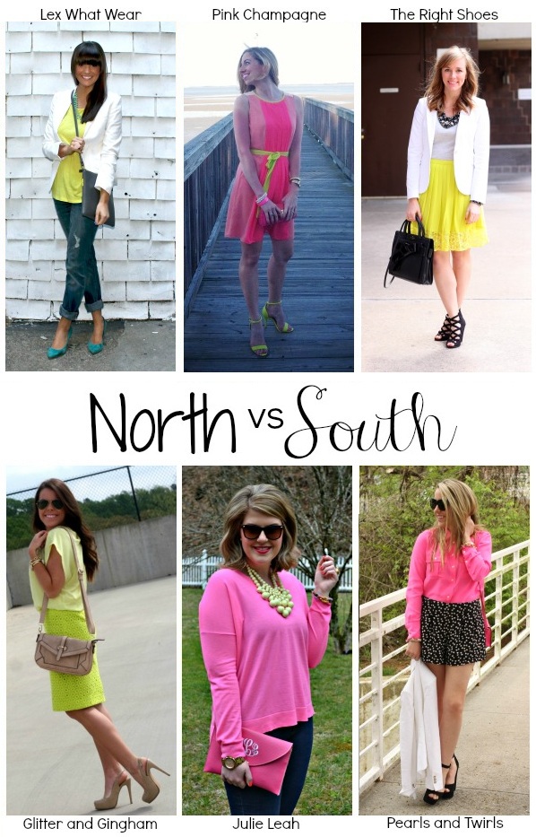 North v South Collab Neons Pastels