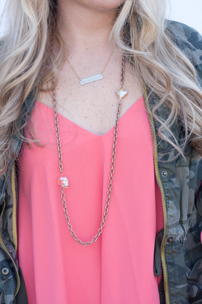 Diana Warner Rose Gold Skull Necklace