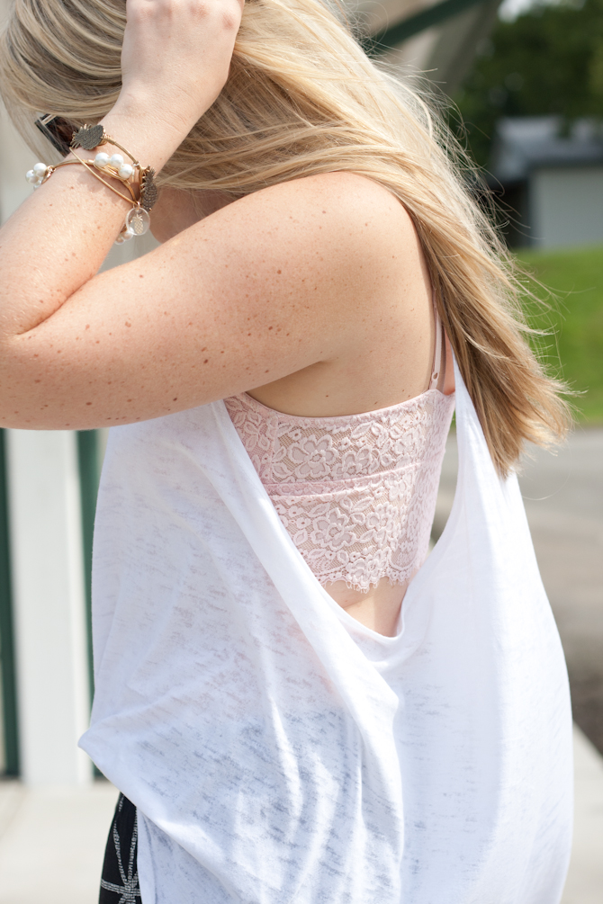 My Kind of Lovely top & Aerie Bralette