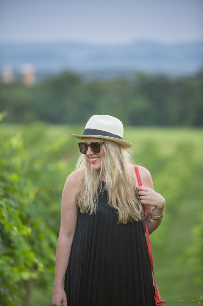 Black pleated maxi from Target