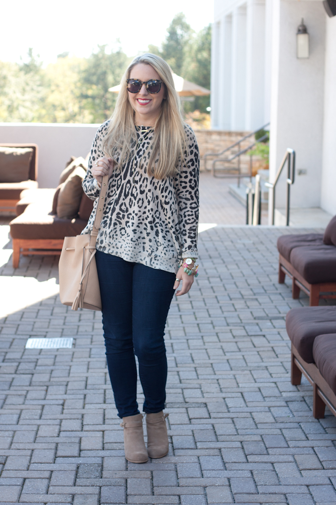 Leopard sweater & James Jeans-3