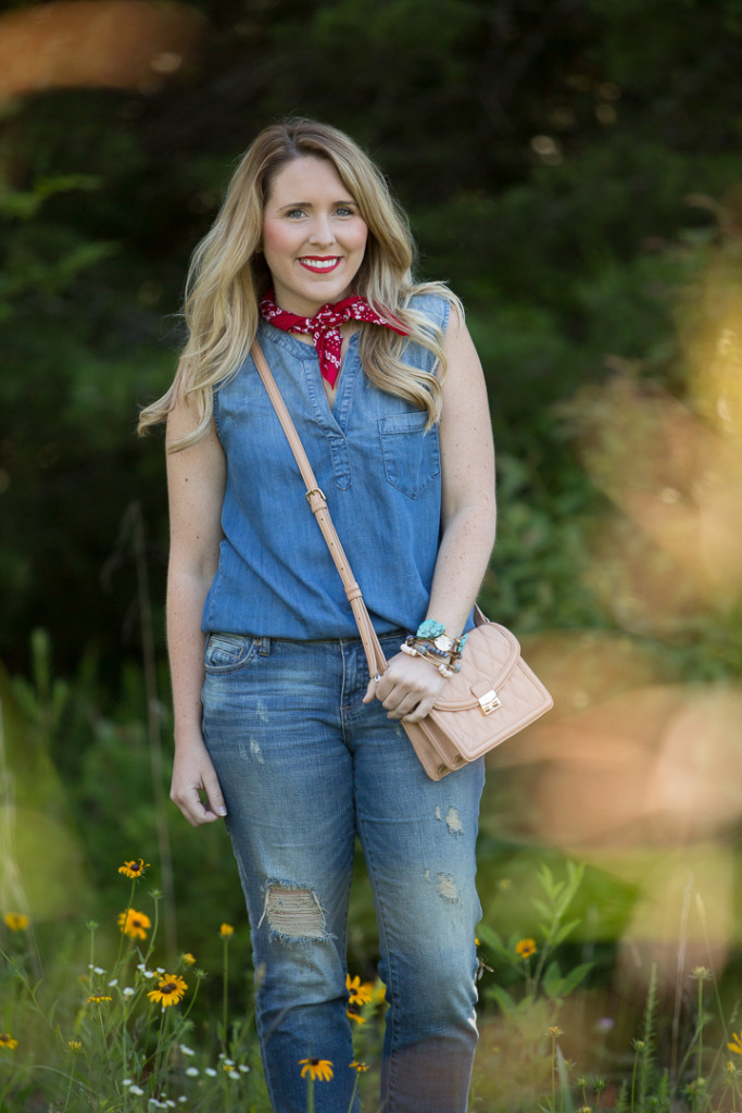 Denim on Denim on www.pearlsandtwirls.net