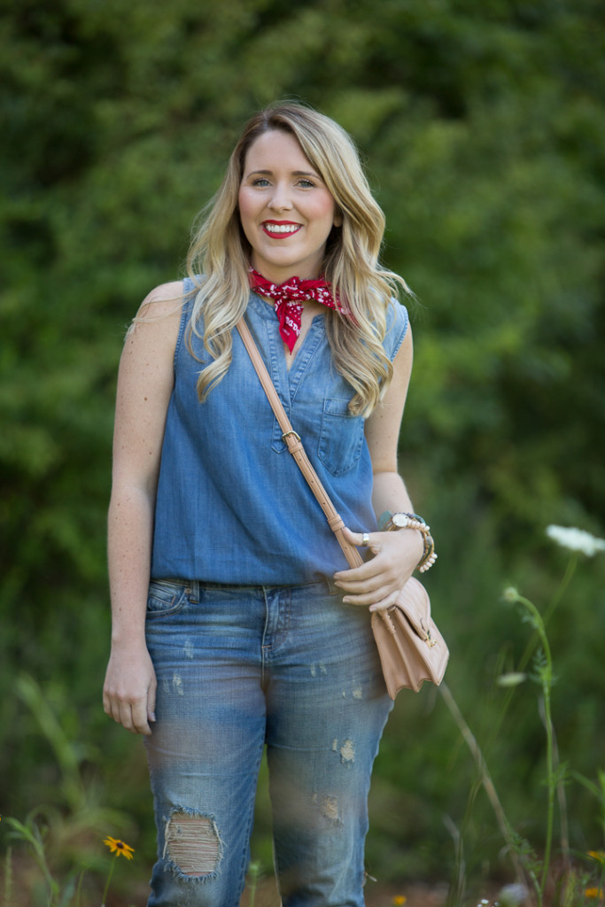 Summer Denim on Pearls & Twirls