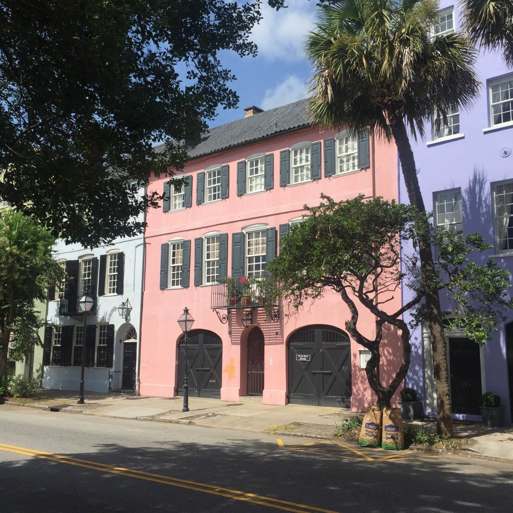 Rainbow Row in Charleston, SC