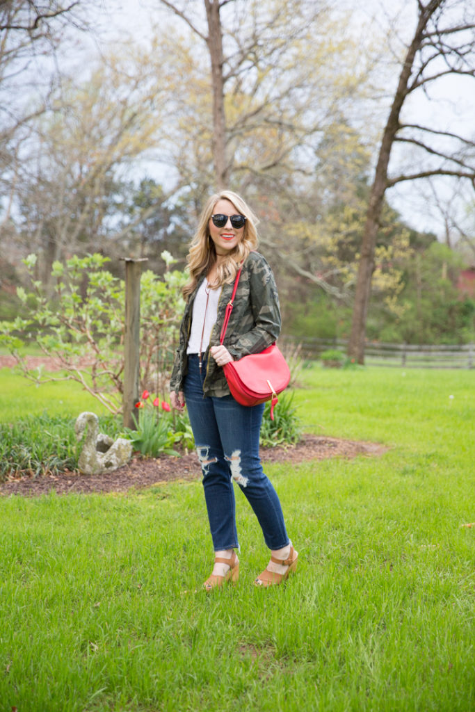Distressed Denim and Camo