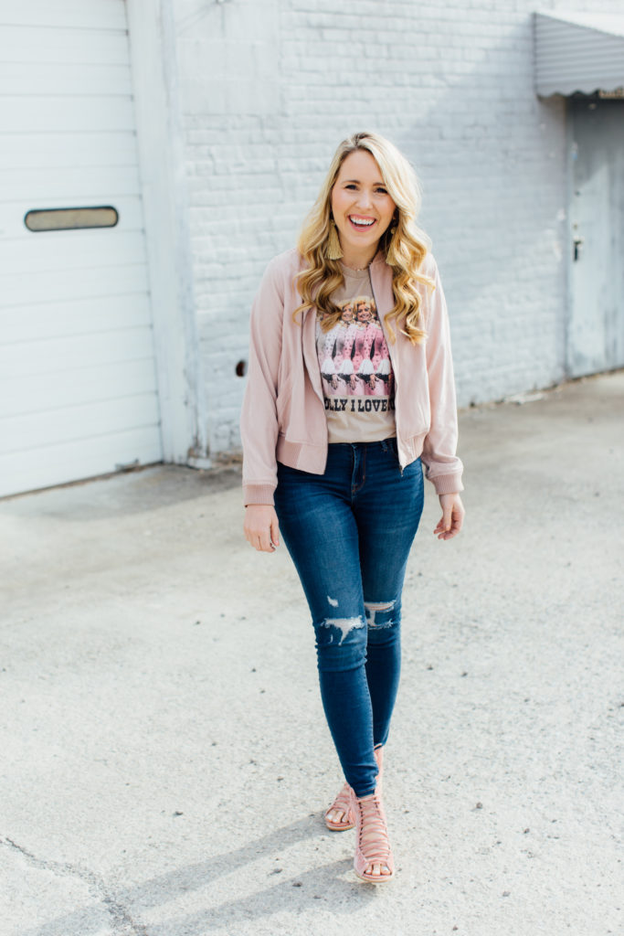 Blush Bomber Jacket
