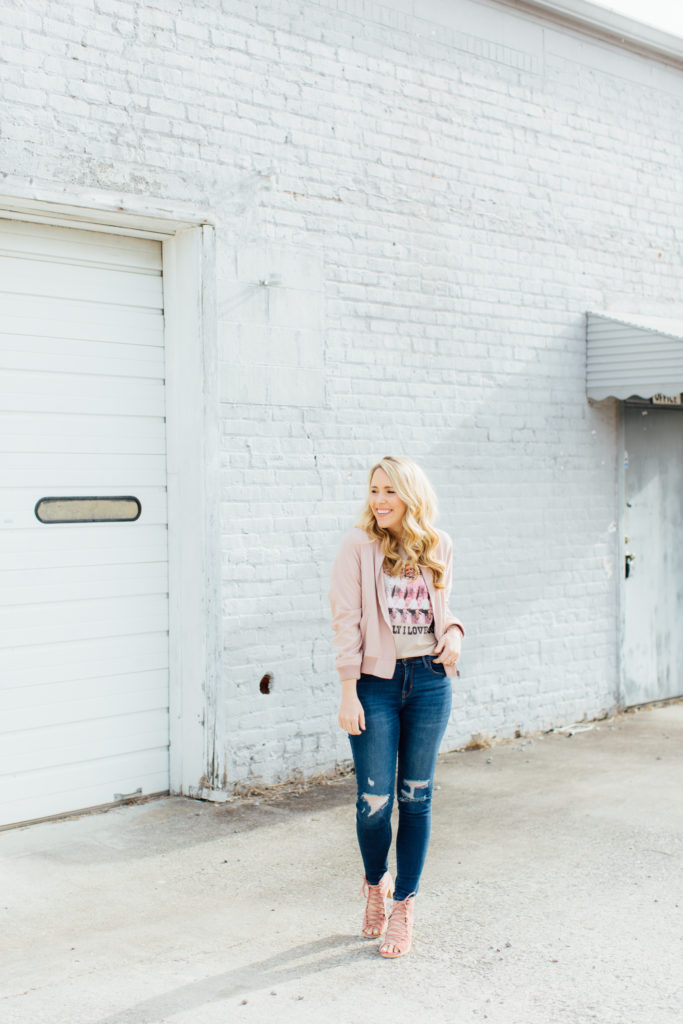 Blush Bomber Jacket