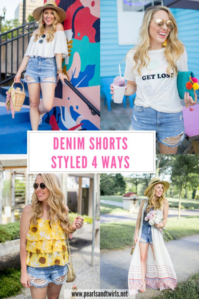 Denim Shorts 4 Ways